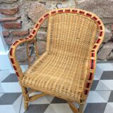 Children's garden chair in rattan