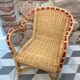 Children's garden chair in rattan
