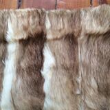 Rabbit skin rug, 200x225cm.