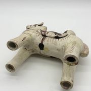 Ceramic candlestick horse, Sardinian, 1960s