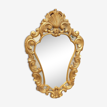 miroir régence parecloses doré