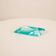 Light-blue crystal ashtray in Fontana Arte style Italy 1970s