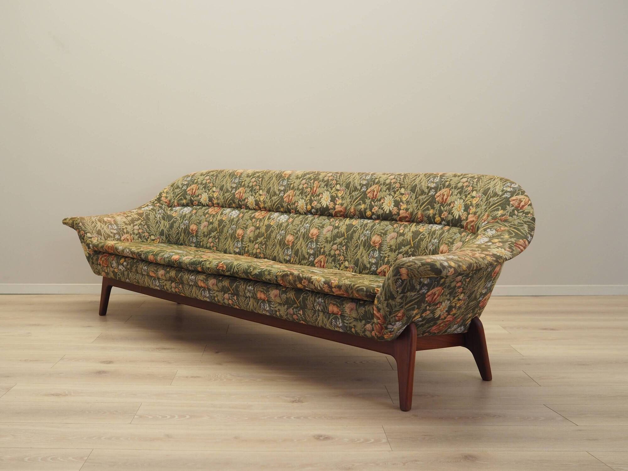 Green fabric sofa by Karl Edvard Korseth for LK Hjelle, Norway 1960s
