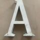 Lettre d’enseigne ancienne A
