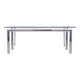 Glass coffee table, Danish design, 1970s, production: Denmark
