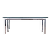 Table basse en verre, design danois, années 1970, production : Danemark