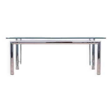 Table basse en verre, design danois, années 1970, production : Danemark