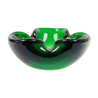 Mid-century triangular murano glass ashtray or bowl, 1960s