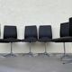 Set de 6 chaises pivotantes design