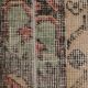 Vintage Turkish Oushak Rug Handwoven 52x712 cm
