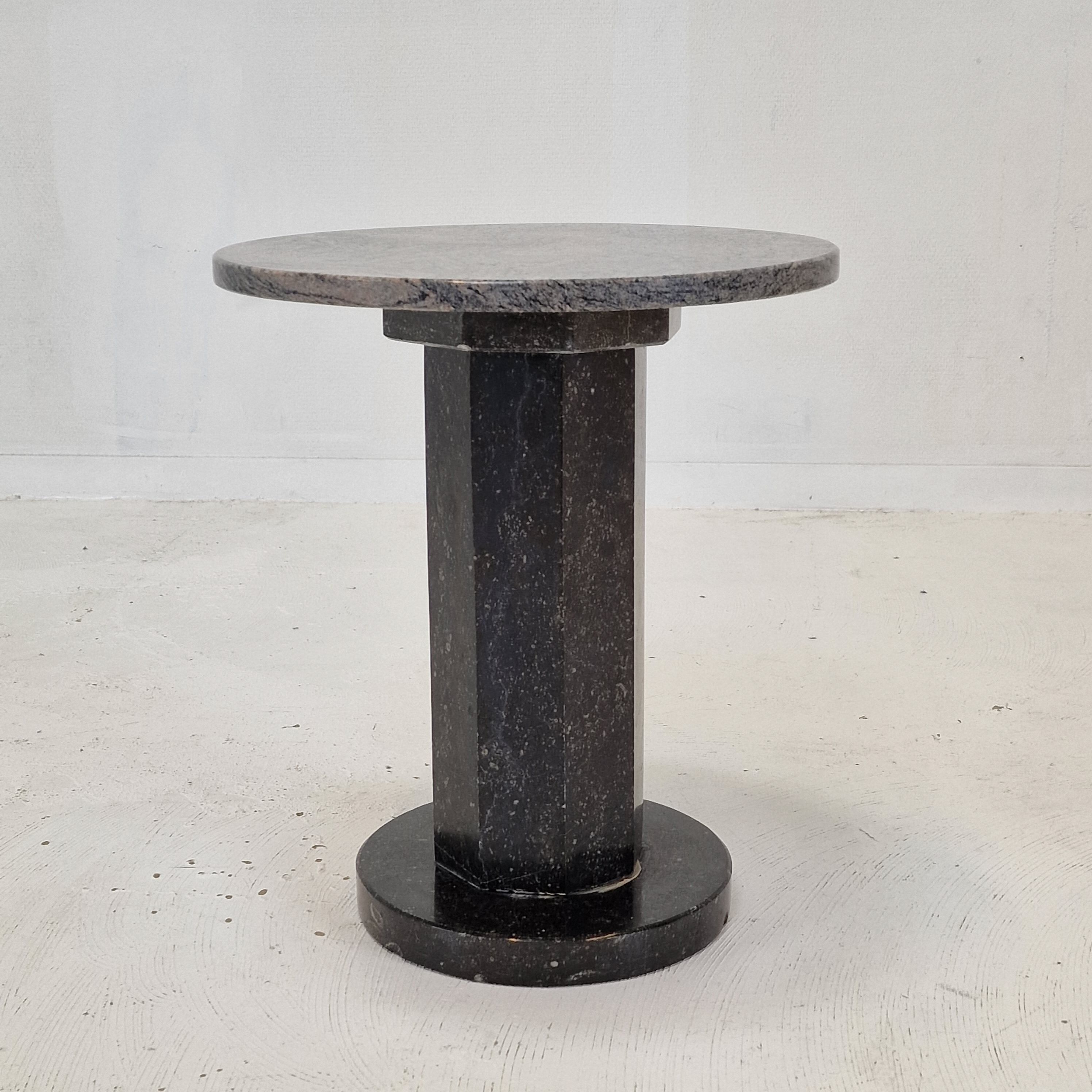 Italian Coffee or Side Table in Granite, 1980s