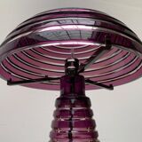 Postmodern glass mushroom table lamp, Italy