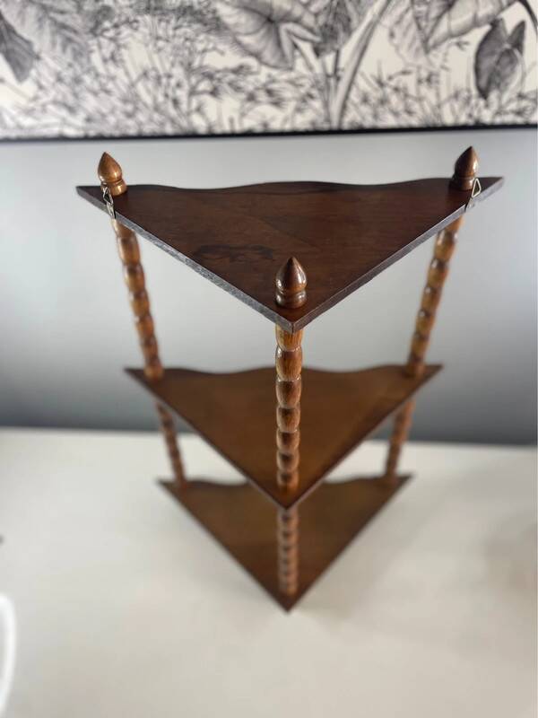 Vintage corner shelf