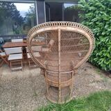 Fauteuil Emmanuelle authentique des années 70 vintage