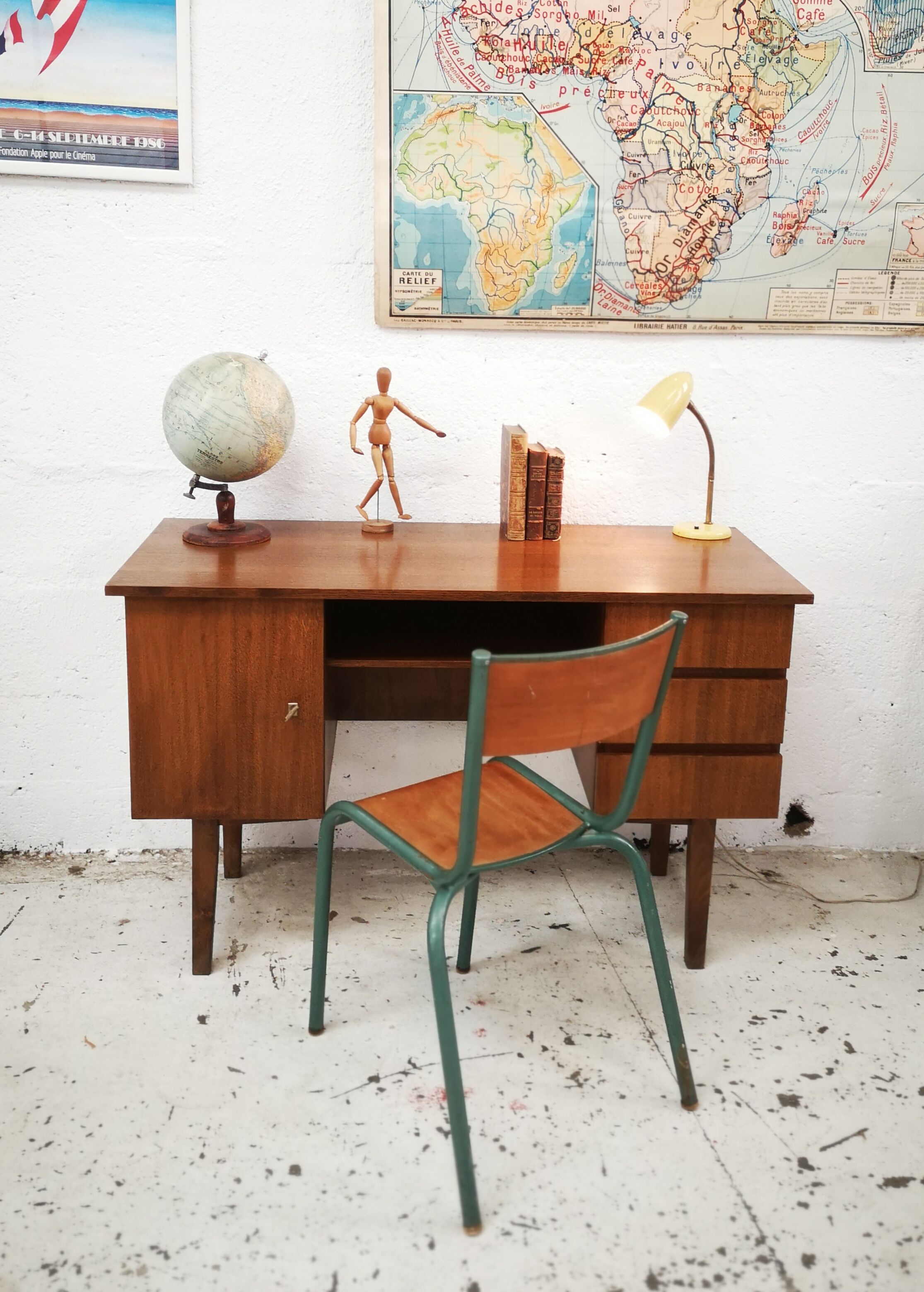 Vintage 60s teak desk