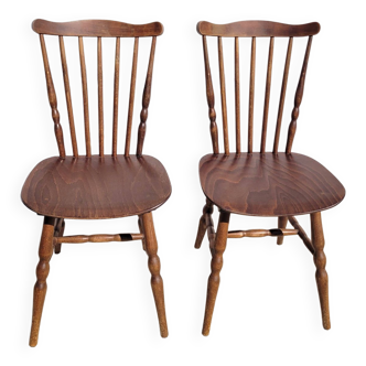 Paire de chaises vintages Baumann Floride
