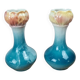 Pair of small antique bud vases numbered 396.