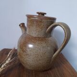 Pyrite stoneware teapot, signature to identify