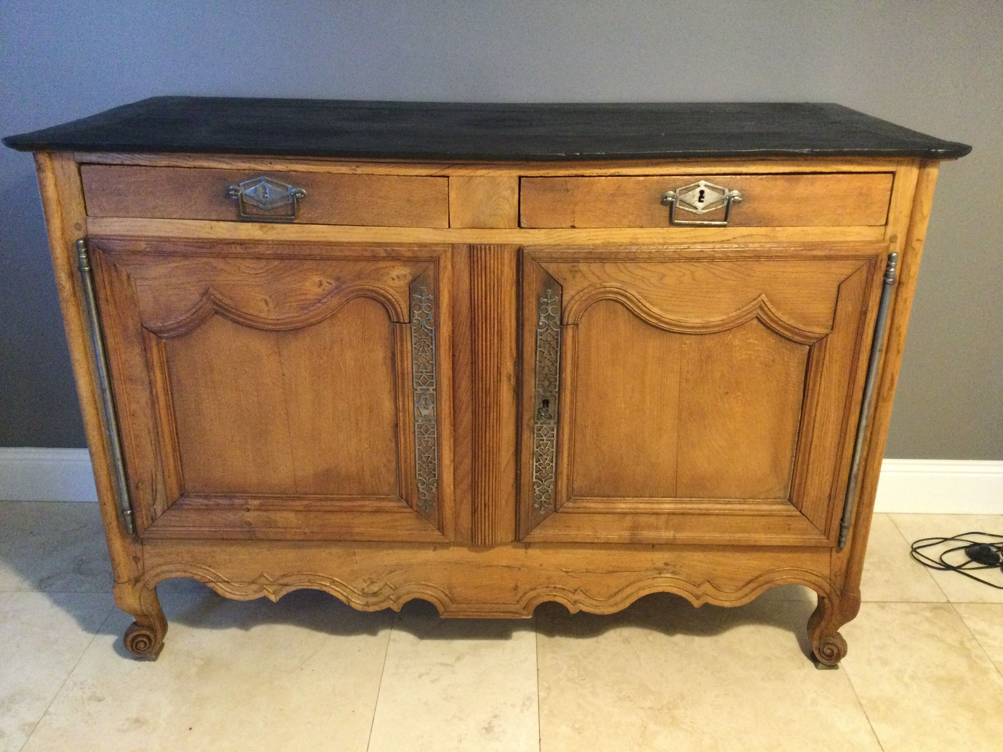Solid oak country buffet