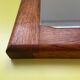 Vintage Scandinavian teak mirror