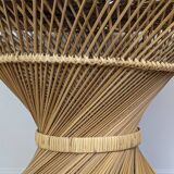 Diabolo rattan coffee table