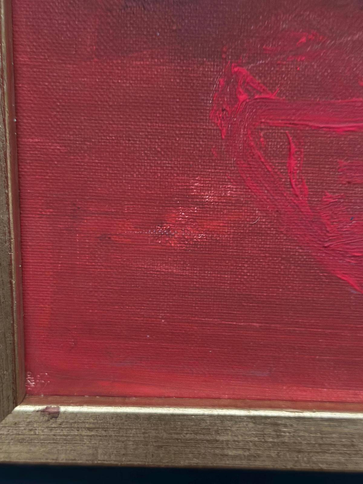 Original Oil On Canvas – “Horizon” (Unknown Artist) – Vintage – 68 × 53 cm (Approx. 27" × 21")