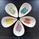 Service de 5 coupelles décor légumes