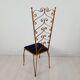 Paire de chaises vintage, design Pier Luigi Colli