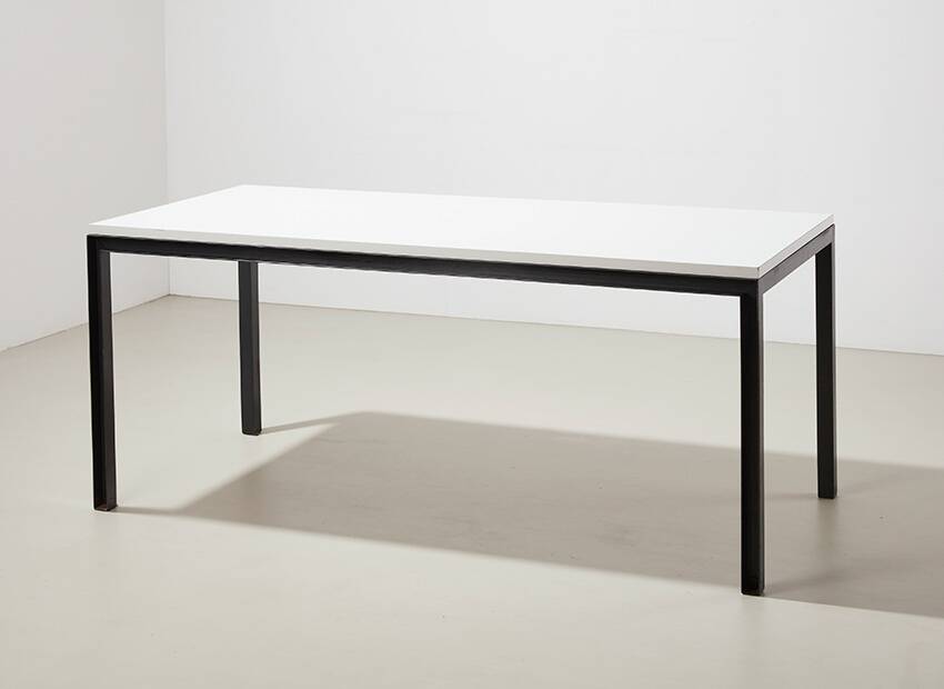 Minimalist Dining Table Model C9 by Janni van Pelt for My Home 1950s