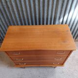 Commode scandinave pied compas