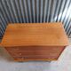 Scandinavian chest of drawers with compass feet
