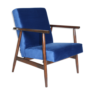 Fauteuil bleu années 1970