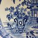Blue Chinese Plate Creil & Montereau LM & Cie – Opaque Porcelain | Model R