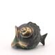 Bronze fish ashtray, 1950s