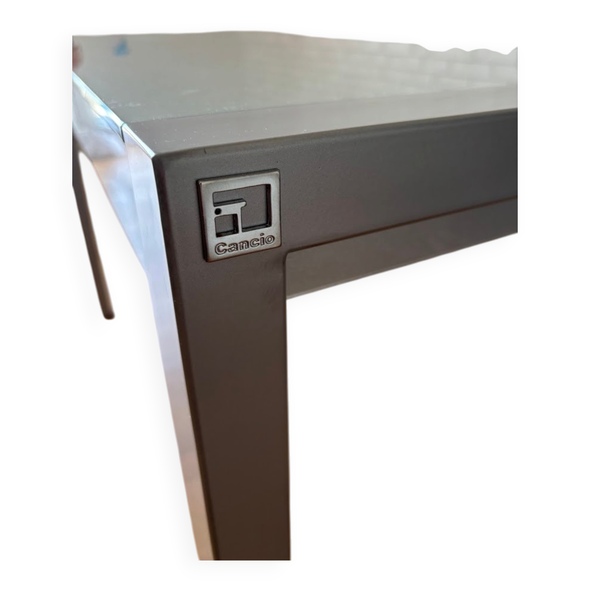Table extensible en verre Cancio modèle concept