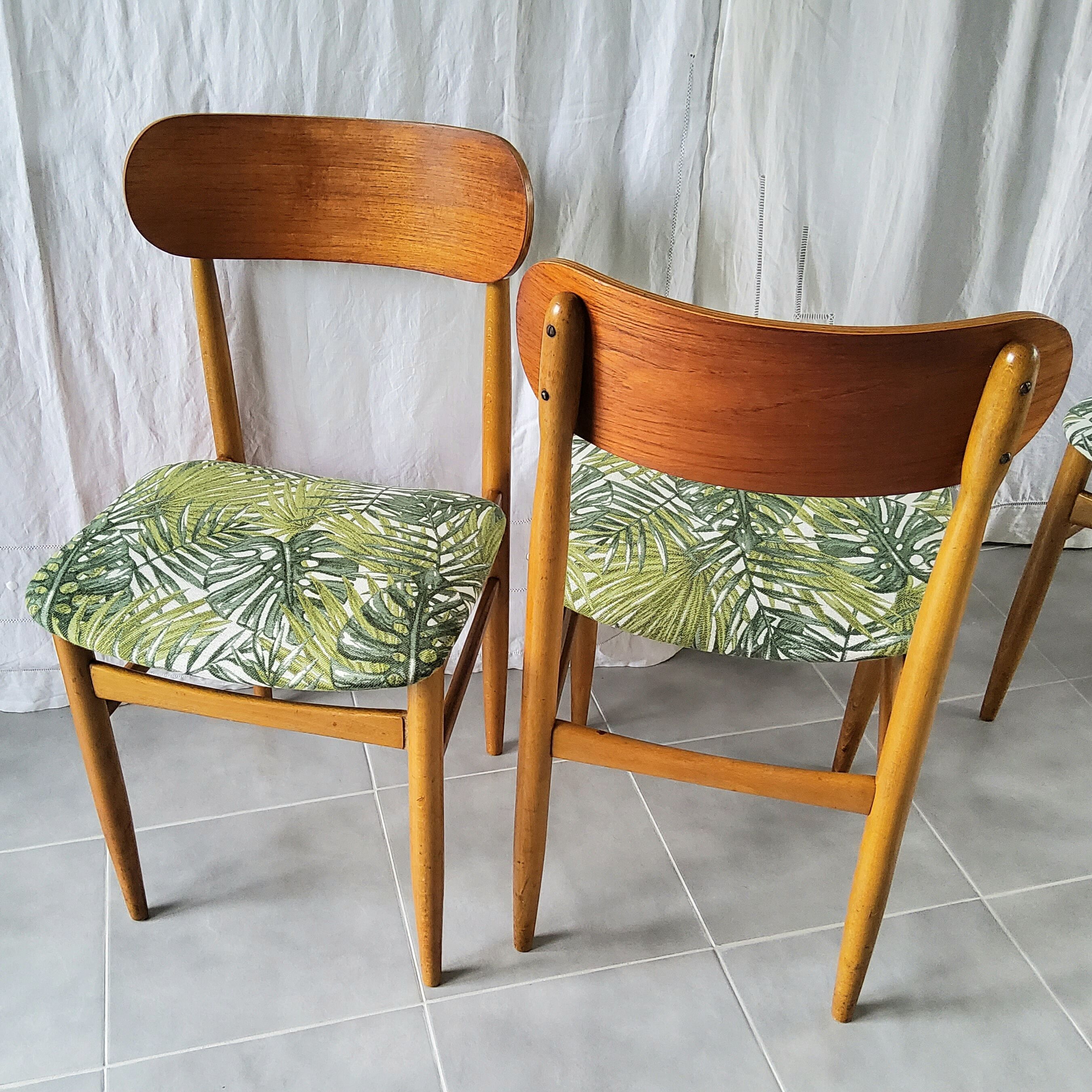 Set of 6 chairs 60s
