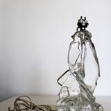 Pied de lampe en cristal