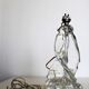 Crystal lamp foot