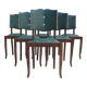 Restored Art Deco chairs, the 6.