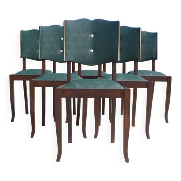 Restored Art Deco chairs, the 6.