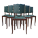 Restored Art Deco chairs, the 6.