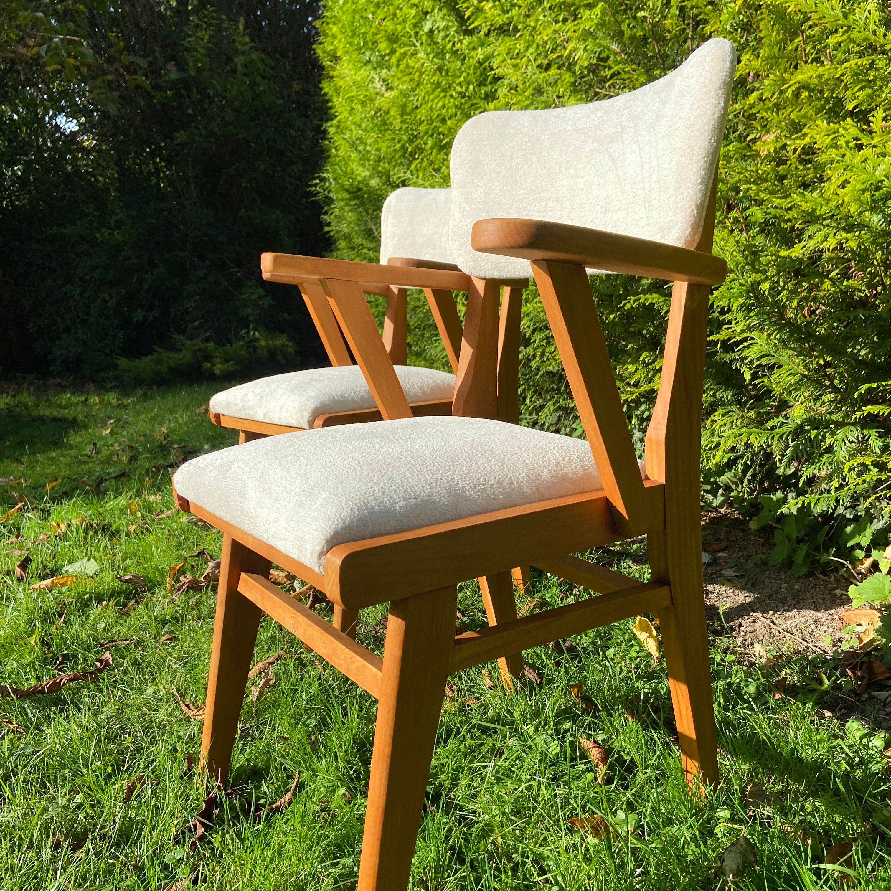 Pair of bridges armchairs