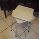 2 Tabourets Style Scandinave en Formica et Acier Chromé, années 50-60