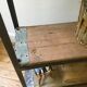 Industrial wood and iron shelf