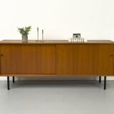 Mid-Century Teak Sideboard with sliding doors, 1960s