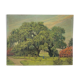 Oil painting on cardboard J.Ryck