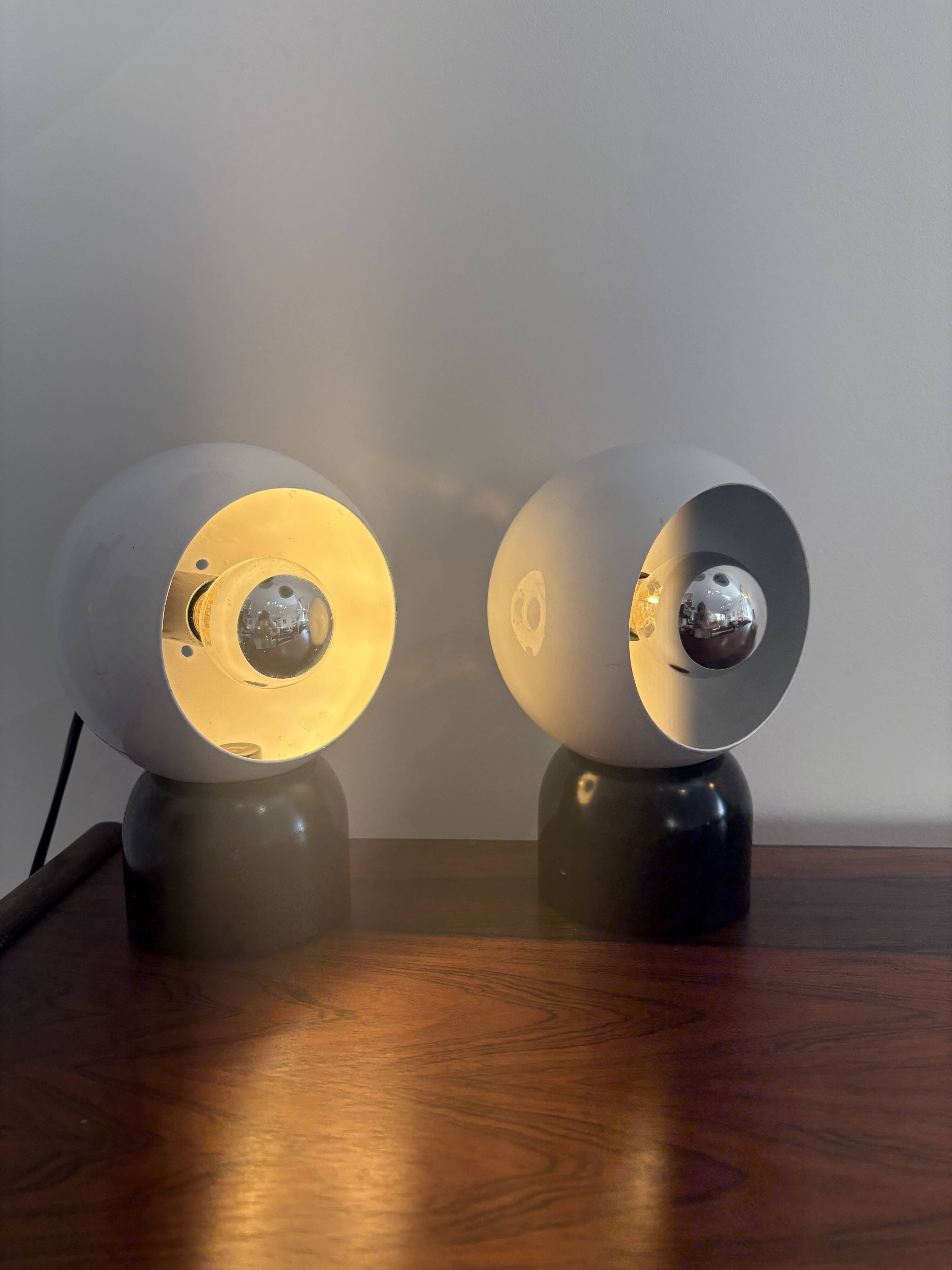 Paire de lampes Eyeball - Italie