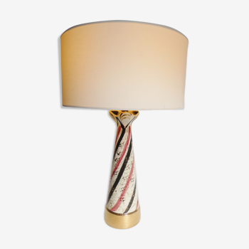 Lampe céramique Hubert Becquet Quaregnon