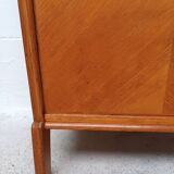 Wing-shaped locker cabinet from the 1950s