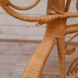 Peacock chair in rattan from the 60s